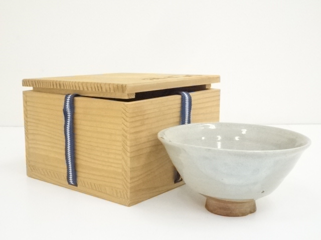 JAPANESE TEA CEREMONY HAGI WARE TEA BOWL / CHAWAN 